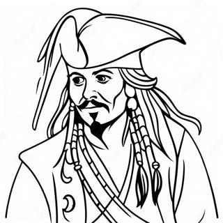 Jack Sparrow Aksiyon Halinde Boyama Sayfasi 130920-63774