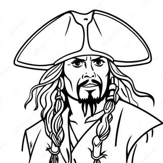 Jack Sparrow Aksiyon Halinde Boyama Sayfasi 130920-63776