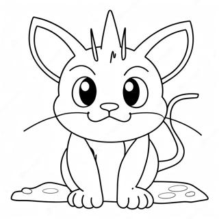 Meowth Pokemon Boyama Sayfasi 131203-63988