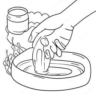 Etkilesimli Eller Yikama Adimlari Boyama Sayfasi 131617-64319