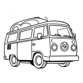 Gizemli Arac Scooby Doo Boyama Sayfasi 13236 2891