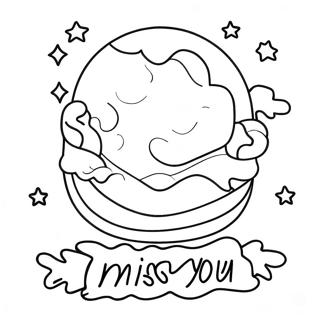 Renkli Seni Ozluyorum Boyama Sayfasi 132644 65119