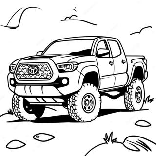 Toyota Tacoma Off Road Boyama Sayfasi 132745-65191