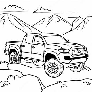Daglarda Toyota Tacoma Boyama Sayfasi 132747-65200