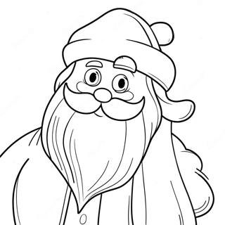 Senlikli Noel Baba Boyama Sayfasi 132799-65239