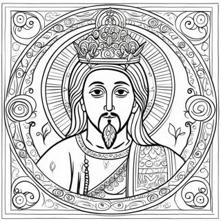 Ayrintili Ortodoks Ikonu Boyama Sayfasi 132823 65256