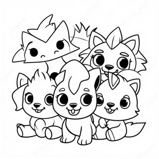 Sevimli Hayvan Jam Karakterleri Boyama Sayfasi 132899-65311