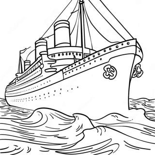 Firtinali Denizlerde Britannic Boyama Sayfasi 133056-65437