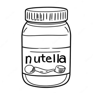 Nutella Boyama Sayfaları