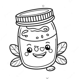 Mutlu Nutella Karakteri Boyama Sayfasi 133083 65461