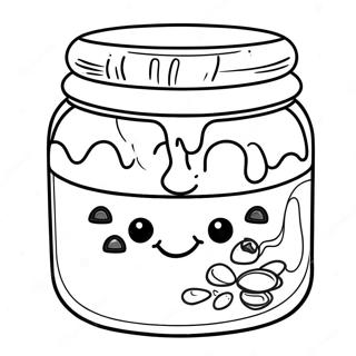 Mutlu Nutella Karakteri Boyama Sayfasi 133083 65463