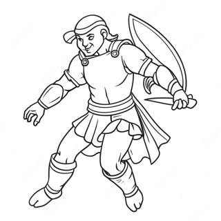 Raphael Aksiyon Halinde Boyama Sayfasi 133187-65544