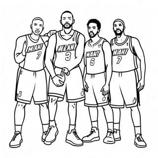 Miami Heat Boyama Sayfaları