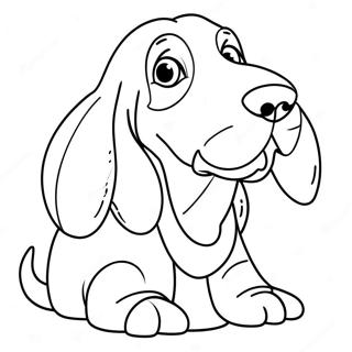 Basset Hound Boyama Sayfasi 133386-65682