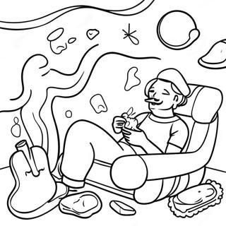 Rahat Stoner Manzarasi Boyama Sayfasi 133467 65753