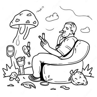 Rahat Stoner Manzarasi Boyama Sayfasi 133467 65754