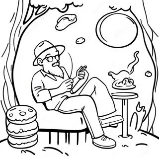 Rahat Stoner Manzarasi Boyama Sayfasi 133467 65755