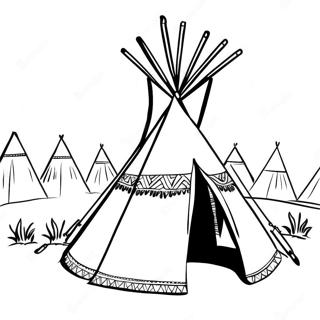 Teepee Boyama Sayfaları