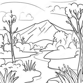 Guzel Rus Manzarasi Boyama Sayfasi 133728-65960