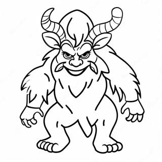 Krampus Boyama Sayfaları