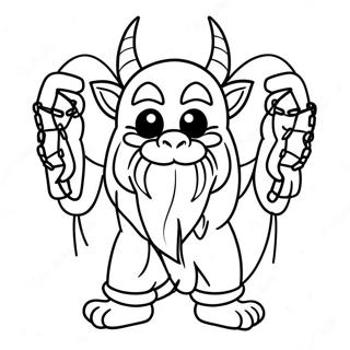 Krampus Boyama Sayfaları