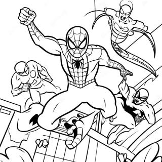 Kotu Adamlarla Savasan Orumcek Adam Boyama Sayfasi 134088 66234