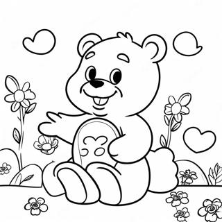 Vintage Care Bears Boyama Sayfasi 134188-66306