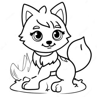 Oyunbaz Kurt Kizi Anime Boyama Sayfasi 134240 66353