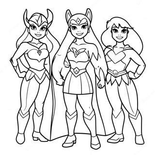 She Ra Ve Arkadaslari Boyama Sayfasi 134598-66635