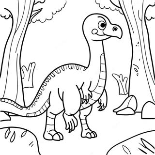 Therizinosaurus Boyama Sayfaları