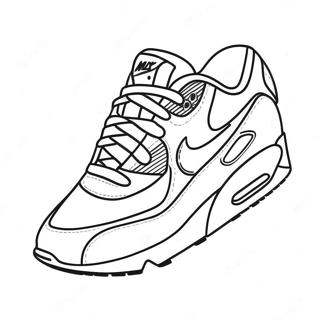 Renkli Air Max Spor Ayakkabilar Boyama Sayfasi 134674-66685