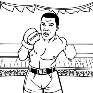 Muhammed Ali Ringde Boyama Sayfasi 134828-66806