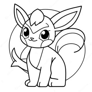 Glaceon Boyama Sayfaları