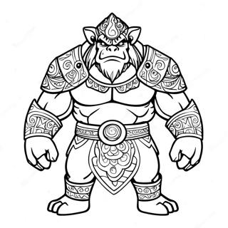 Ganonun Siddetli Formu Boyama Sayfasi 135164-67073