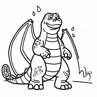 Komik Among Us Godzilla Boyama Sayfasi 135214 67110