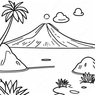 Guzel Taal Volkani Boyama Sayfasi 135341 67211