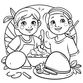 Geleneksel Filipin Fiesta Boyama Sayfasi 135343 67219