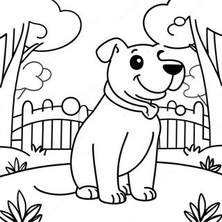 Parkta Mutlu Bsd Kopek Boyama Sayfasi 135930 67674