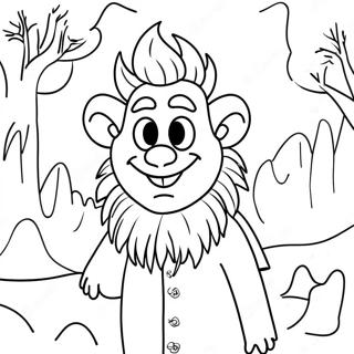 Isi Canavari Kis Harikalar Diyarinda Boyama Sayfasi 136007-67737