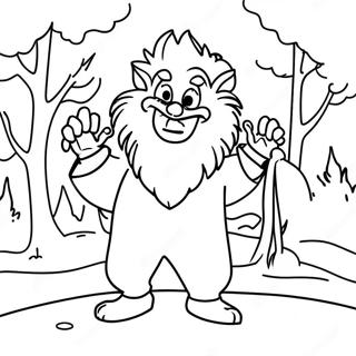 Isi Canavari Kis Harikalar Diyarinda Boyama Sayfasi 136007-67738