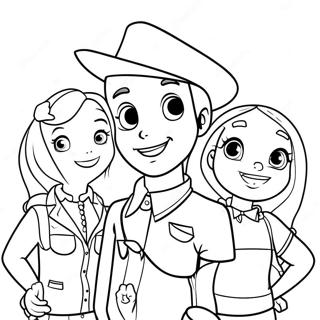 Jessie Ve Arkadaslari Boyama Sayfasi 136059-67777