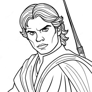 Anakin Skywalker Savasta Boyama Sayfasi 136259-67926