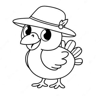 Sapkali Bebek Hindi Boyama Sayfasi 136389 68038