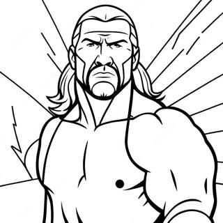 Triple H Ringde Boyama Sayfasi 136440 68079