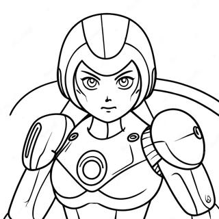 Samus Aran Guc Zirhinda Boyama Sayfasi 136515 68127