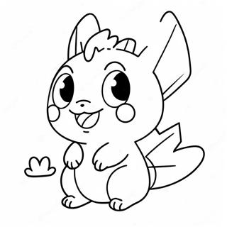 Chibi Pokemon Boyama Sayfaları