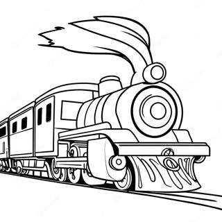 Senlikli Noel Treni Boyama Sayfasi 137158-68775