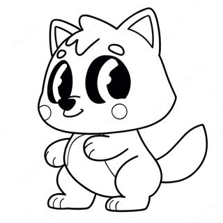 Bluey Super Kahraman Olarak Boyama Sayfasi 1371-1927