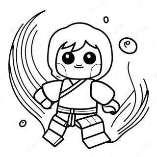 Su Gucleriyle Nya Ninjago Boyama Sayfasi 137262-68857