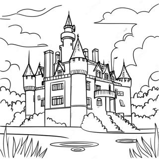 Aincrad Kalesi Boyama Sayfasi 137928-69381